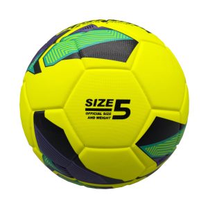 PU Thermal Bonded Soccer UV Yellow Classic 32 Panels Size 5 Rhombus