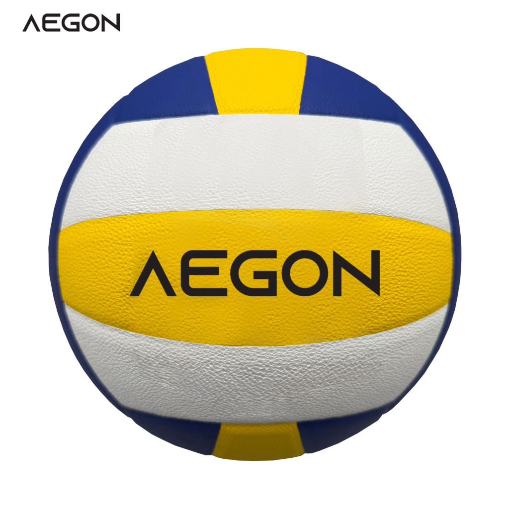 PU Volleyball Classic 18 Panels Moisture Absorbing PU Yellow Blue White